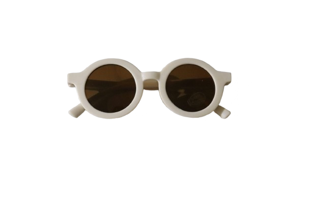 Simplicity Sunnies – White Baby Sunglasses